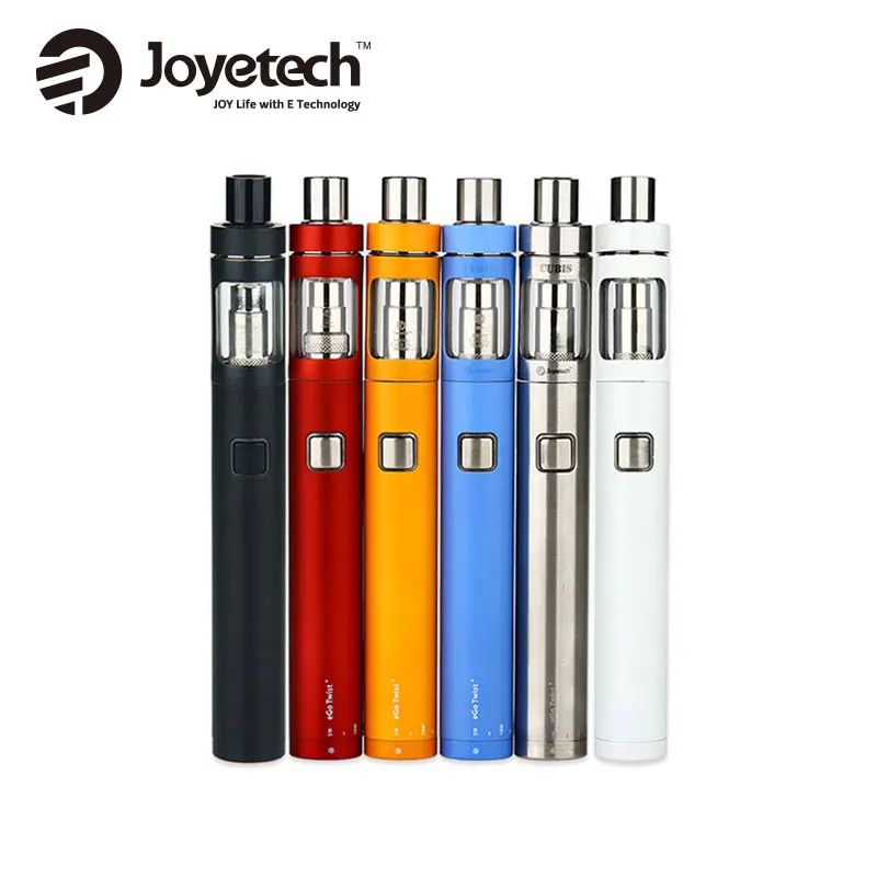 

Original Joyetech eGo Twist+ Kit 1500mah eGo Twist+ Battery and 2ml Joyetech CUBIS D19 Atomizer Electronic Cig Vaping Pen