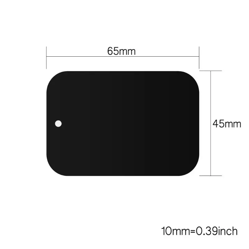 Металлическая пластина магнитный автомобильный держатель для телефона клейкая Наклейка круглая квадратная Замена#221