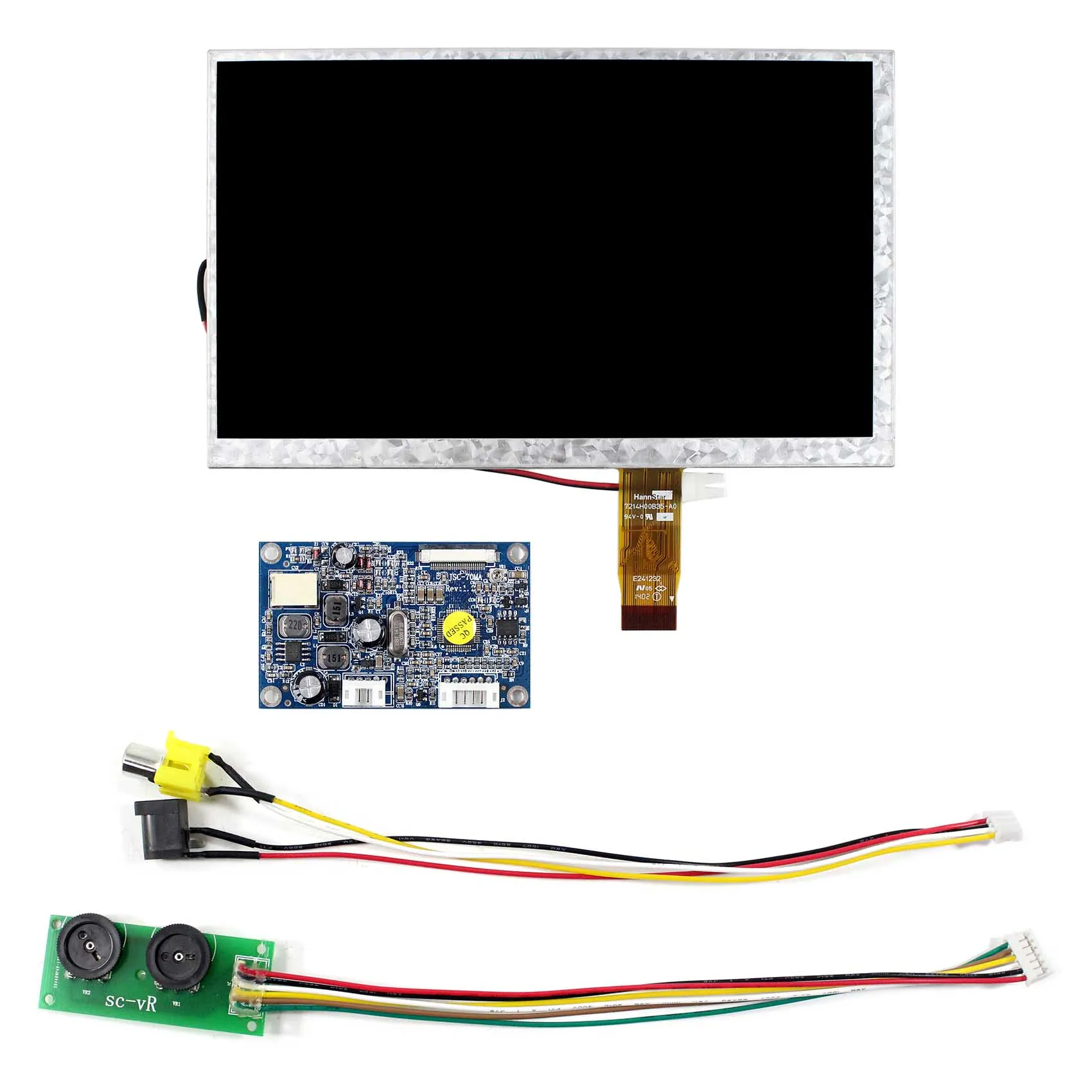 7 дюймовая плата контроллера ввода HSD070I651 480x234 CVBS дюймовый ЖК экран|Запасные части|