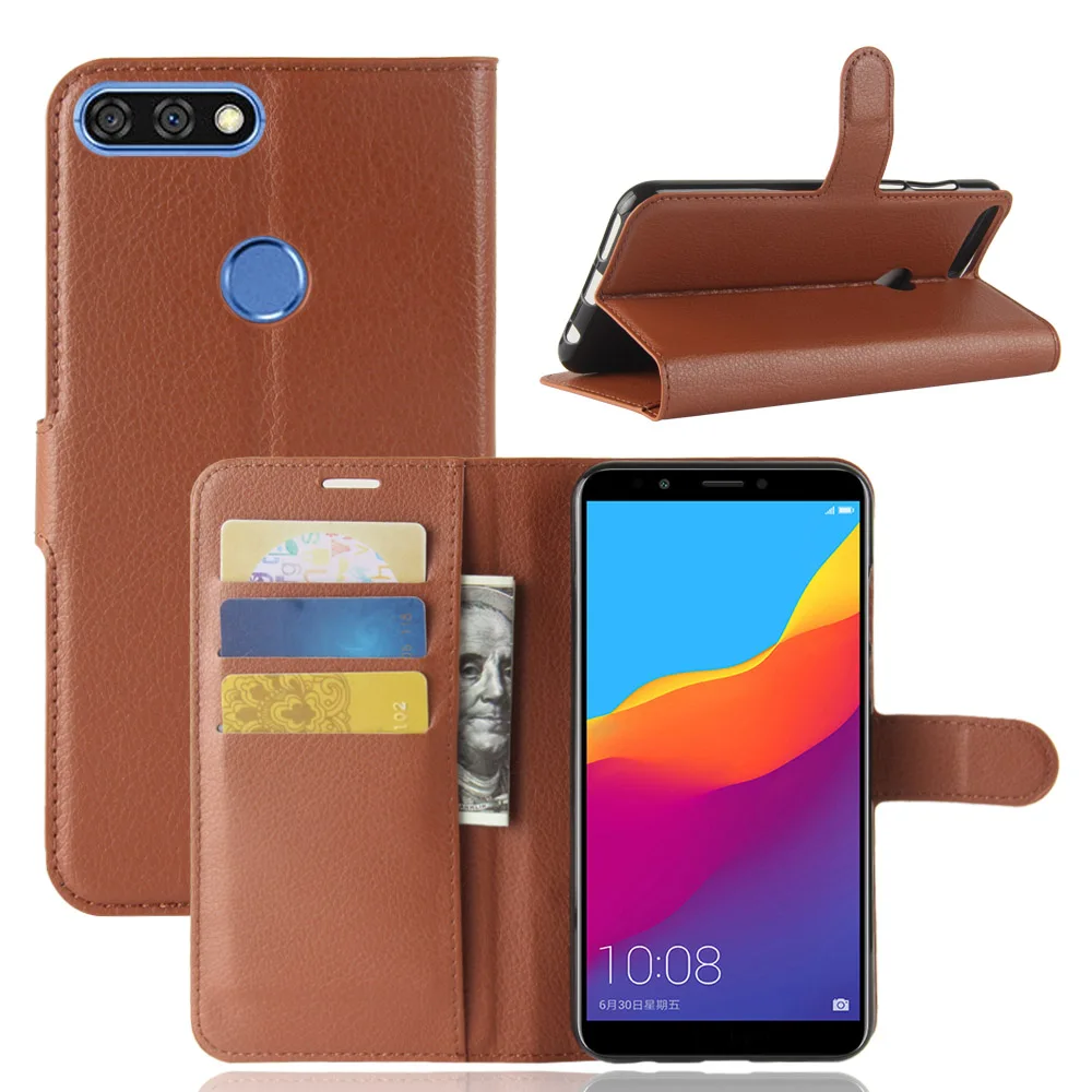 

ASTUBIA Case For Honor 7C Case Flip PU Leather Soft Cover For Huawei P20 Case For Huawei Y9 2018 Cover For Huawei P20 Lite Plus