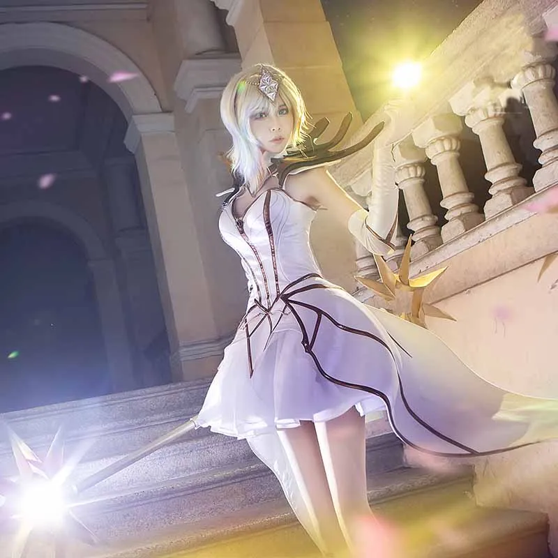 League Of Legends Lol Nine Tailed Fox Cosplay White Tails Full Costume Ali Hot Other Anime Collectibles Collectibles