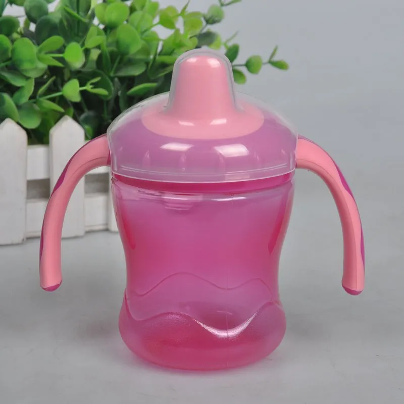 Cute Baby Feeding Bottles Cups Kids Soft Mouth Duckbill Sippy Bottle Infant Training Cups