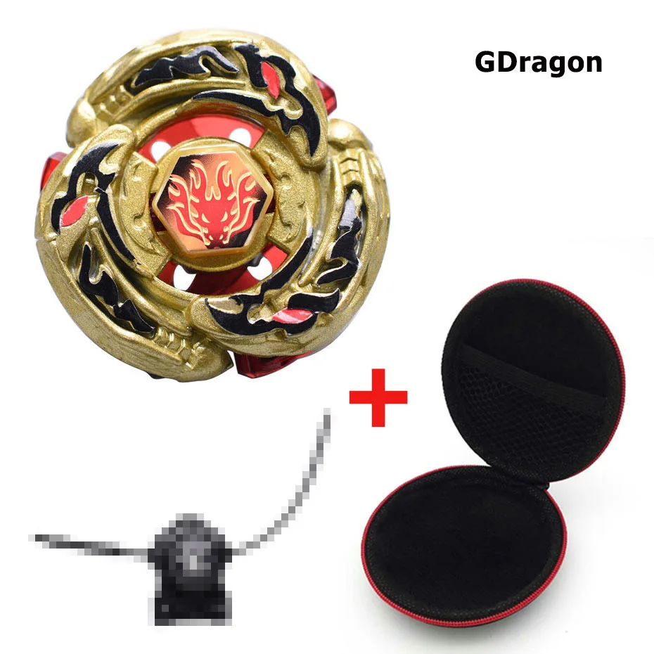 GDragon with case Спиннинг Топы Gyros взрыв металла Fusion 4D BB105 Bayblade с пусковой установкой Pegasus спиннинг Топ подарок игрушки для детей# E - Цвет: GDragon with case