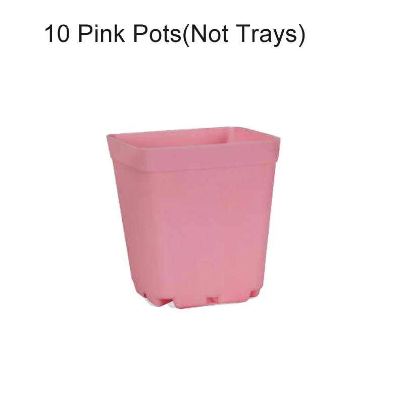 10 шт., 7 видов цветов, доступные утолщенные цветочные горшки ...