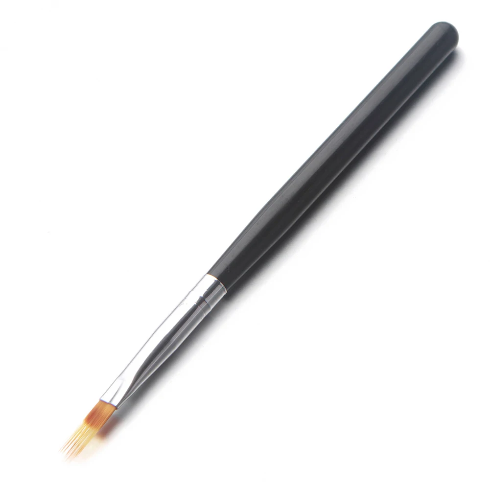 Nail Brush Tools Art Manicure UV Gel Pens Portable Black Handle Color-changing Dentate | Красота и здоровье