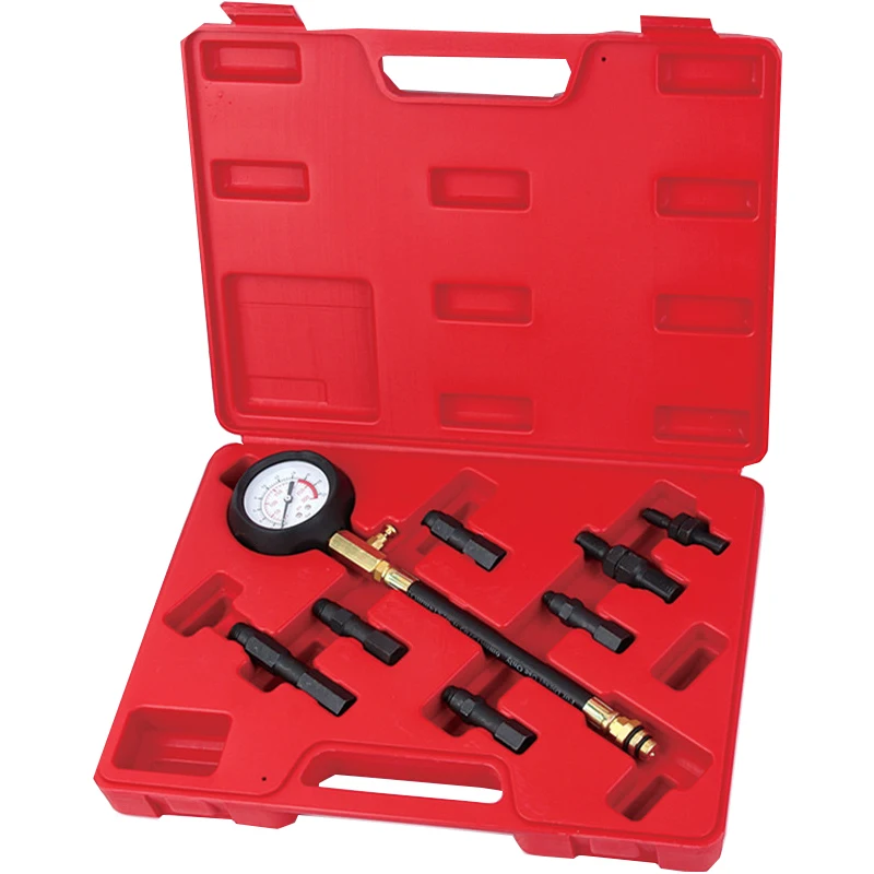 

Petrol Engine Compression Tester Testing Set Kit Direct & Indirect Engines