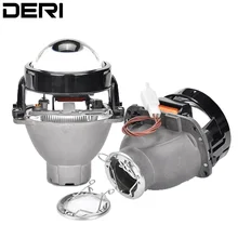 3.0 inch Q5 H7 D2S HID Bi Xenon Black Round Metal LED Headlight Projector Lens For Car Styling Headlamp Retrofit Accessories