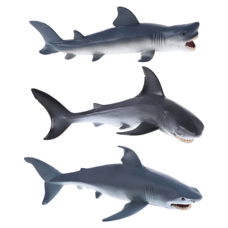 

Shark Simulation Animal Model Action Figures Toy Educational Collection Gift