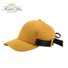 [FEILEDIS] новая популярная модная мужская и женская бейсболка s весна лето солнцезащитные шляпы для женщин Твердые Snapback кепки папа шляпа LR-28