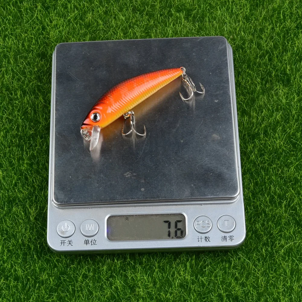 1 قطعة الصلب أسماك 7 سنتيمتر 7.6g الصيد السحر العائمة Wobblers إيسكا الاصطناعي الطعم Pesca Crankbaits باس 6 # السنانير pesca 1 قطعة الصلب أسماك 7 سنتيمتر 7.6g الصيد السحر العائمة Wobblers إيسكا الاصطناعي الطعم Pesca Crankbaits باس 6 # السنانير pesca