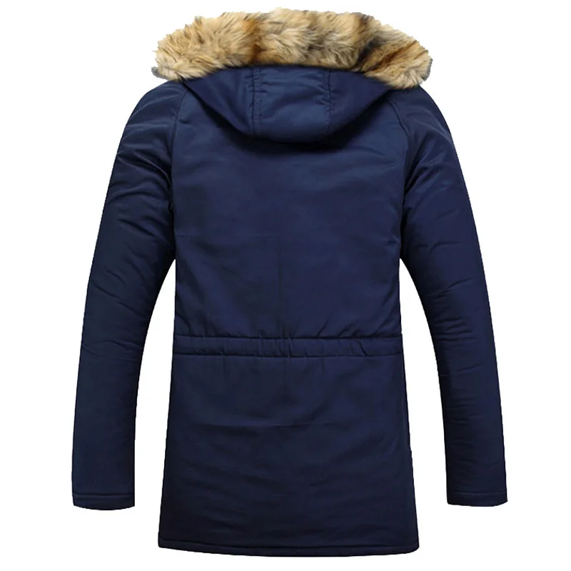 Дропшиппинг зимние мужские куртки и пальто повседневная Толстая Теплая мужская верхняя одежда с капюшоном пальто M-3XL AXP12
