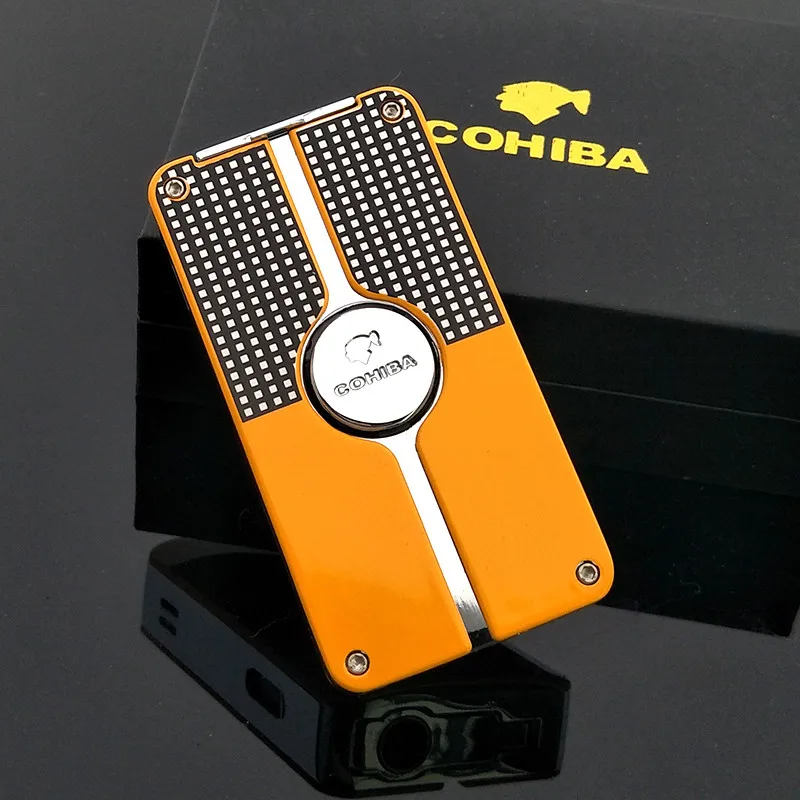 COHIBA зажигалка Металл 3 JET фонарь голубого пламени зажигалки надувная лодка с