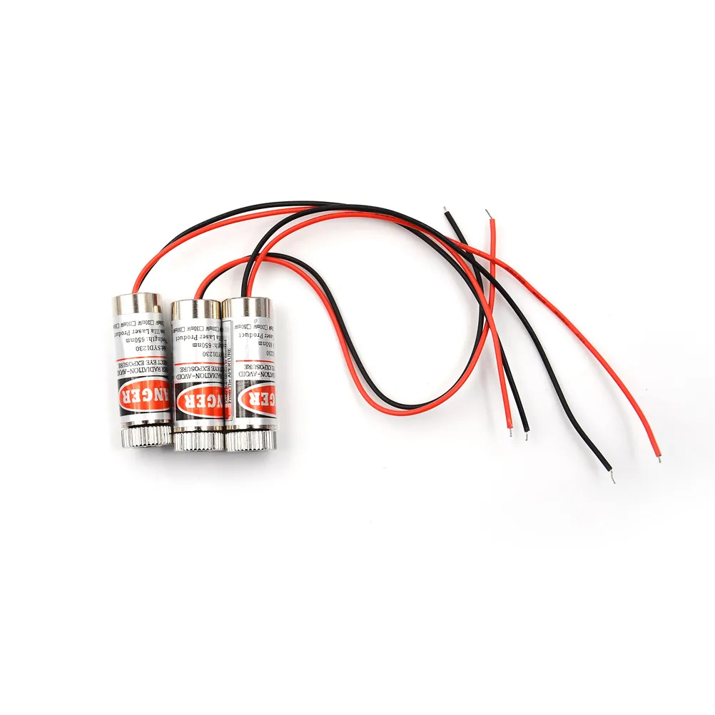 

High Quality 650nm 5mW Red Point / Line / Cross Laser Module Head Glass Lens Focusable Industrial Class Hot Selling