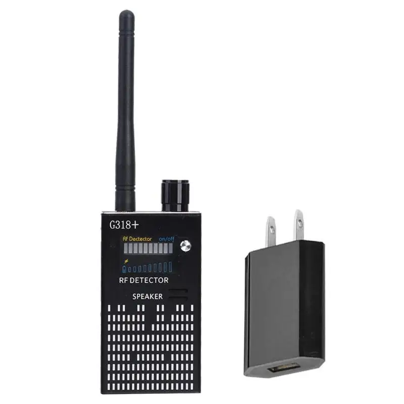 

G318+Wireless Camera Lens Signal Detector Radio Wave GPS Signal Detect Device High Sensitivity Adjustable Threshold with US Plug