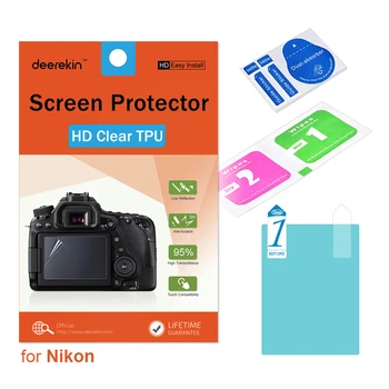 

Deerekin HD Soft TPU Screen Protector for Nikon D5600 D5500 D5300 D3400 D3300 D3200 D3100 Digital SLR Camera