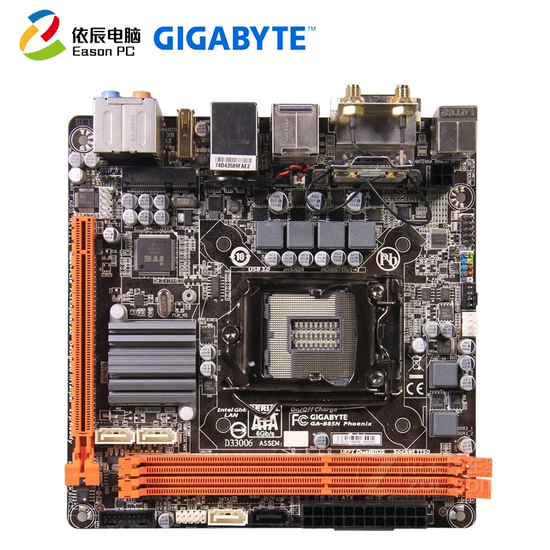 GIGABYTE GA-B85N Phoenix-WIFI настольная материнская плата LGA1150 DDR3 i3 i5 i7 USB3.0 Mini-ITX GIGABYTE GA-B85N Phoenix-WIFI настольная материнская плата LGA1150 DDR3 i3 i5 i7 USB3.0 Mini-ITX