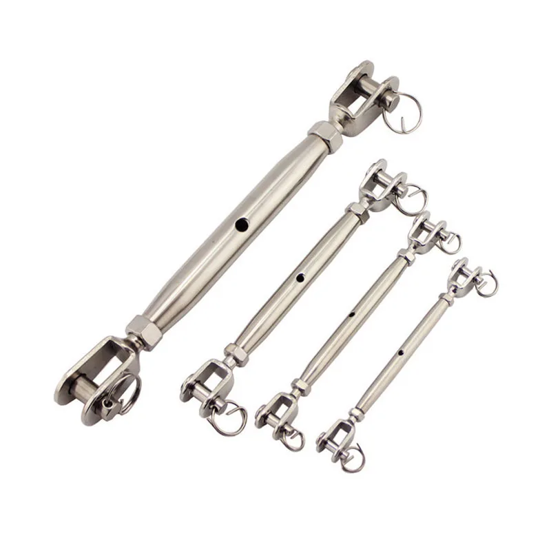 

M5 M6 M8 M10 M12 M16 Stainless Steel 304 Stainless Steel Marine Sailboat Rigging Screw Closed Body Jaw/Jaw Turnbuckle