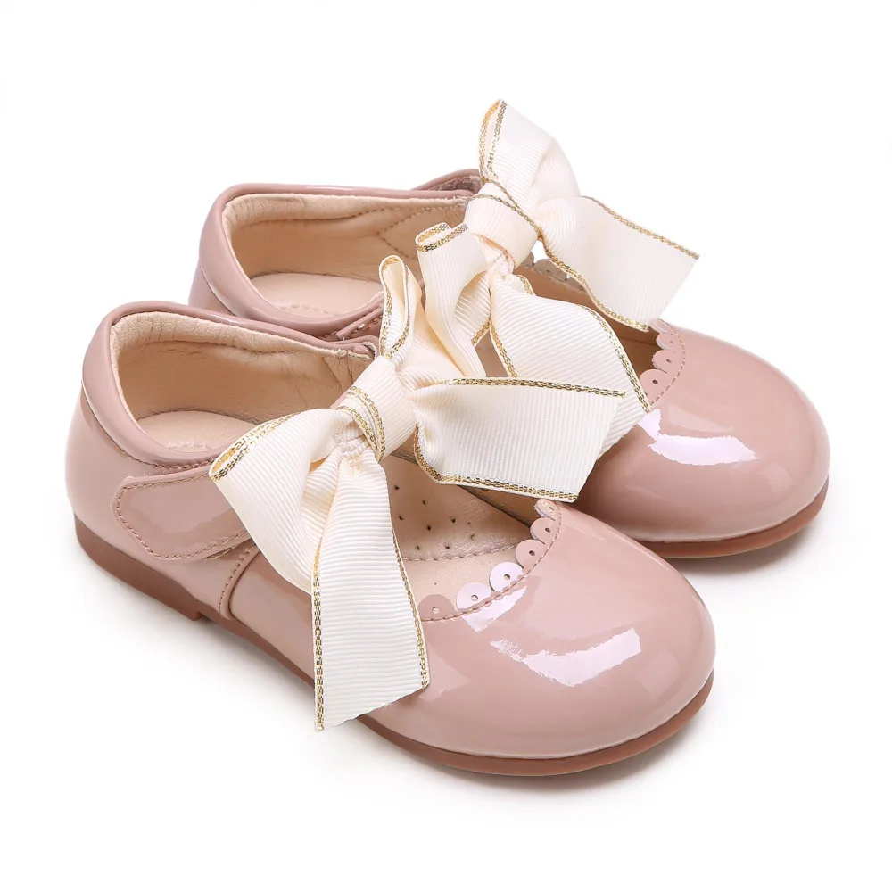 Pettigirl Nuovi Disegni Ragazze Piegano Le Scarpe 5 Colori Scarpe Fatte A Mano Scarpe Per Bambini In Pelle Microfibra Senza Scatola di Scarpe in Pettigirl