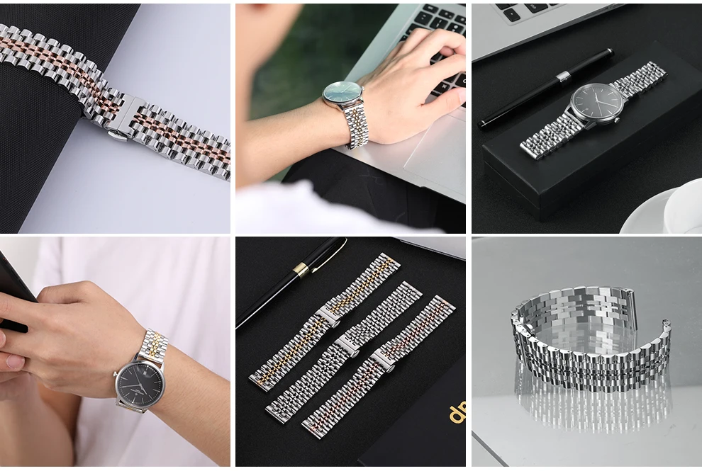 stainless steel watch band