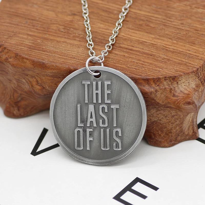 Hot-Movie-THE-LAST-OF-US-Jewelry-1-Pcs-Dual-Use-Vintage-Silver-Round-Pendants-The (2)