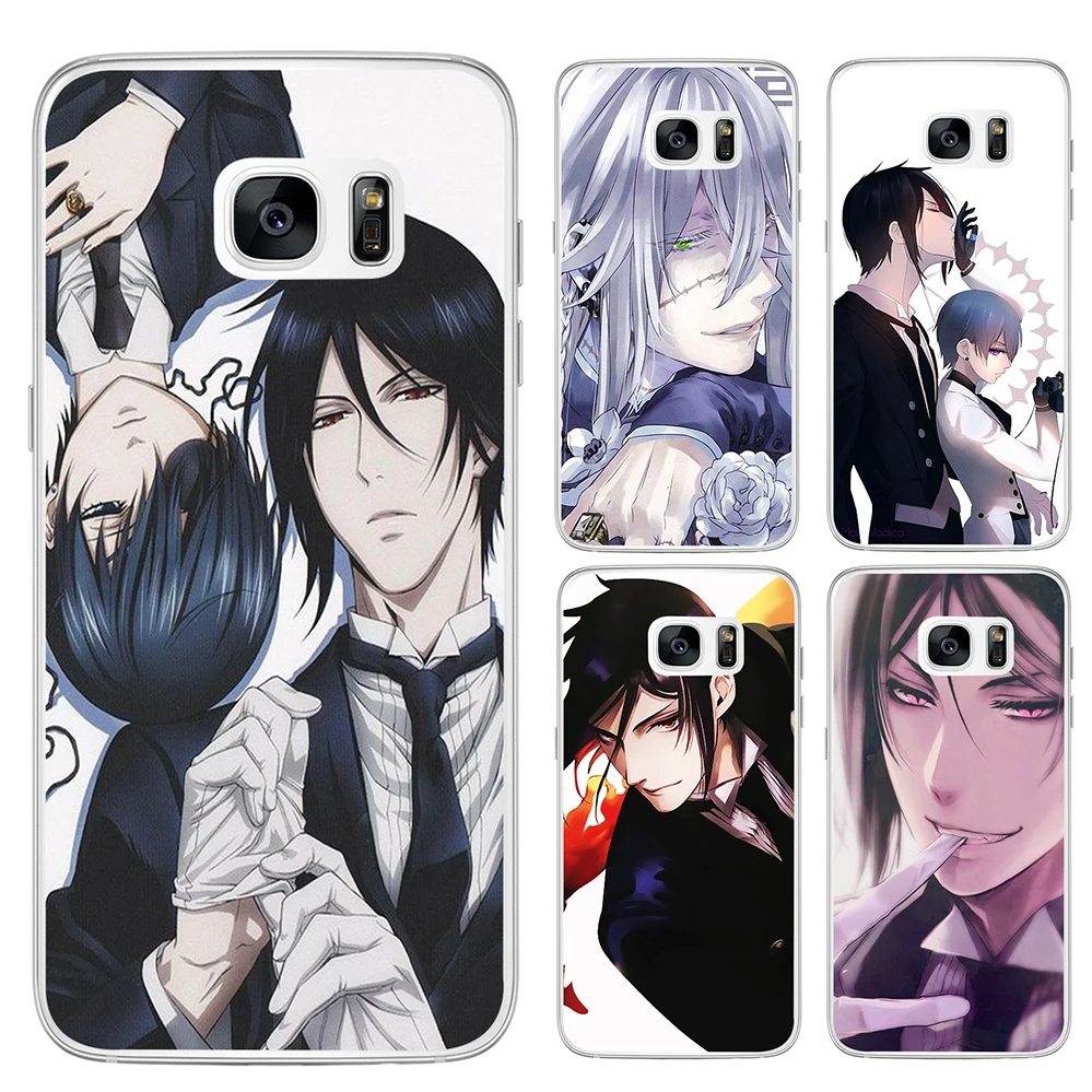 LISM Anime Black Butler Hard Case For Samsung Galaxy S8 S9 Plus S6 S7 Edge S5 S4 Phone Cover | Мобильные телефоны и