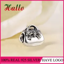 Argent 925 амулет Сумочка Бусины Подходят фирменный браслет argent Подвески для изготовления ювелирных изделий ювелирные изделия