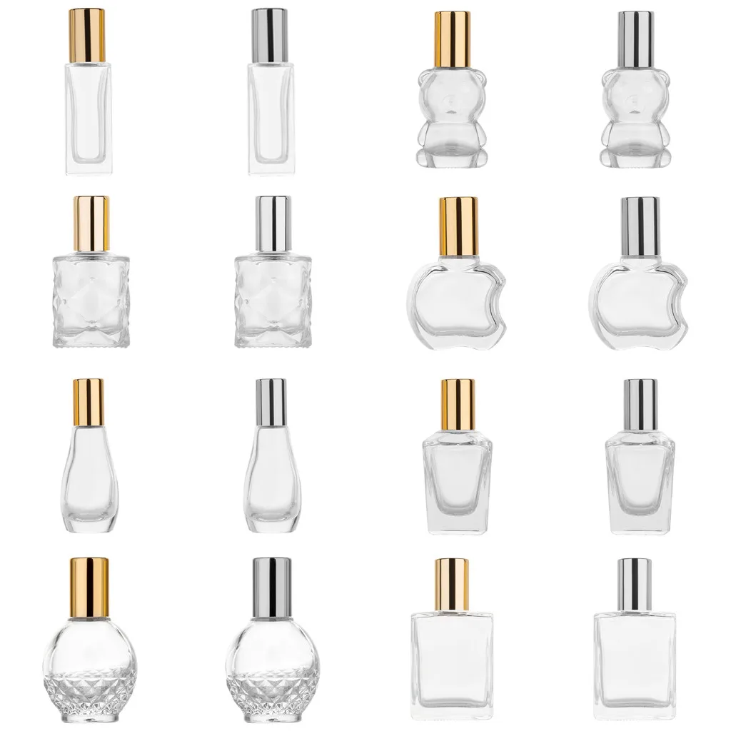 

12ml Refillable Bottles Essential Oils Roller Ball Glass Perfume Bottles Traveler Refillable Container Storage Bottles