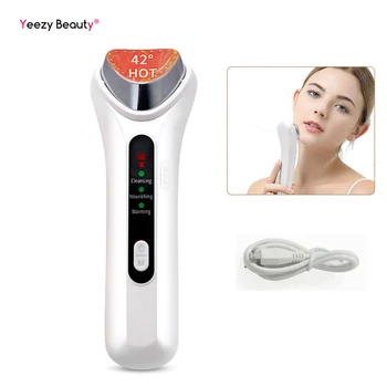 

Ultrasonic Facial Lift Cleaner Blackhead Removal Sonic Ion Scrubber Skin Care Nourish Face Peeling Vibration Massager Device