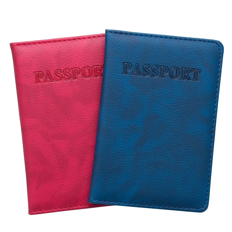 zongshu fashion designer leather passport cover female luxury brand