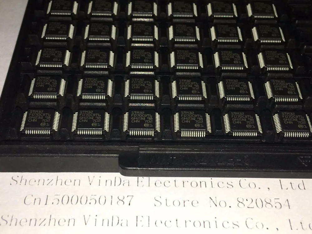100pcs/lot STM32F070CBT6 STM32F070 LQFP48 | Электроника