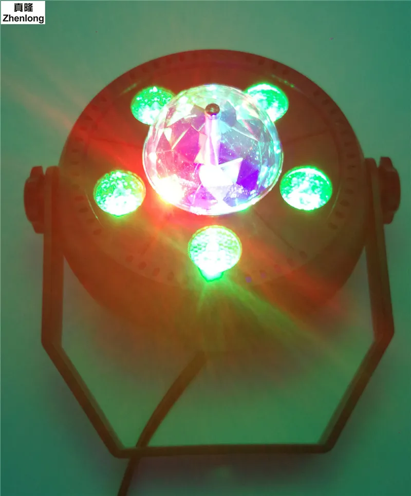 New 5 LED RGBW LED Light Mixing 11W DMX Par Light Dj Led for Party Disco Colorful Rotary Magic Ball Light Laser Led Stage