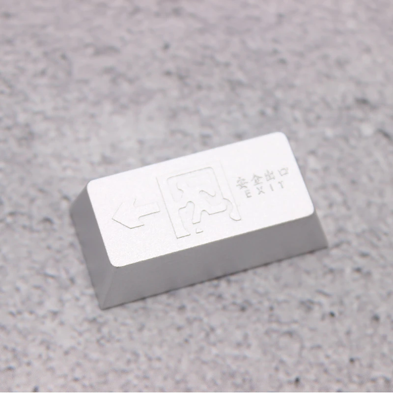 IDOBAO алюминиевый сплав CNC R4 Backspace колпачки для MX переключатели механическая клавиатура анодированная игровая Teclado Gamer - Цвет: Silver