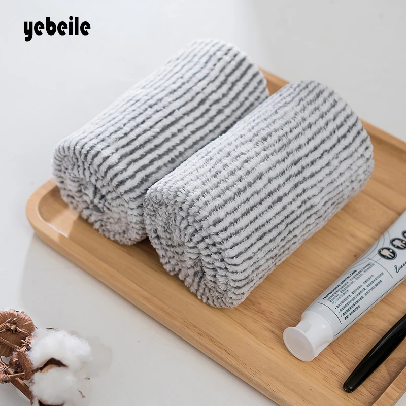 

Yebeile new microfiber bathroom towel sets, Superfine fiber towel sets two sets Face Towel for Family Guest Bathrooms Gym