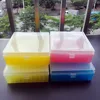 Caja de tubo de texto de plástico para laboratorio, tubos de crioconservación con cubierta de conexión, soporte de tubos, azul, rojo, amarillo, 2ml, 1,5 ml, 1,8 ml ► Foto 2/6