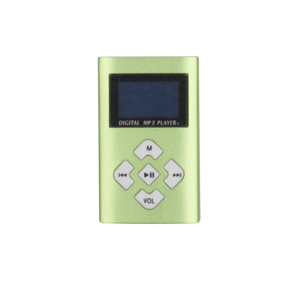 1," ЖК-экран мини клип MP3 музыкальный плеер TF слот для карт USB mp3 плееры+ наушники