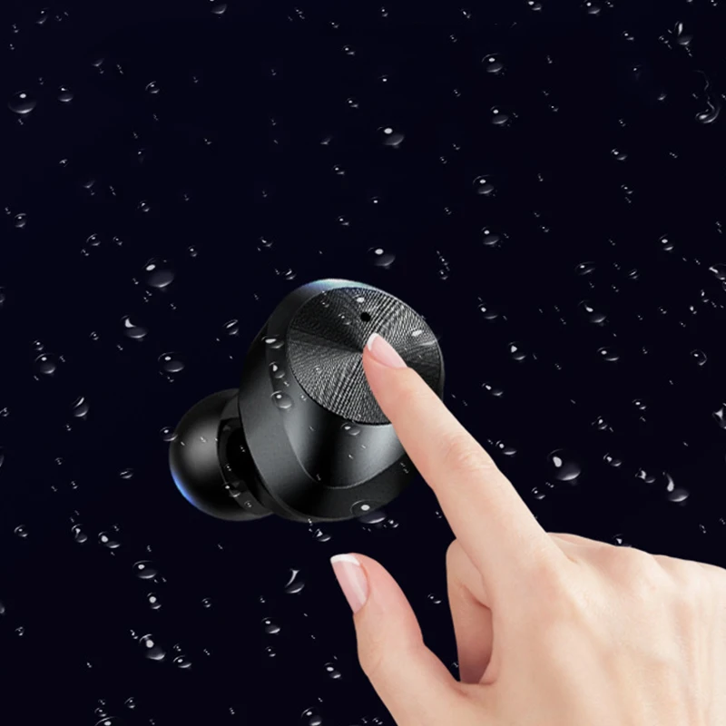Bluetooth наушники Водонепроницаемая беспроводная мини-гарнитура трогательный контроль наушники для спорта XR649