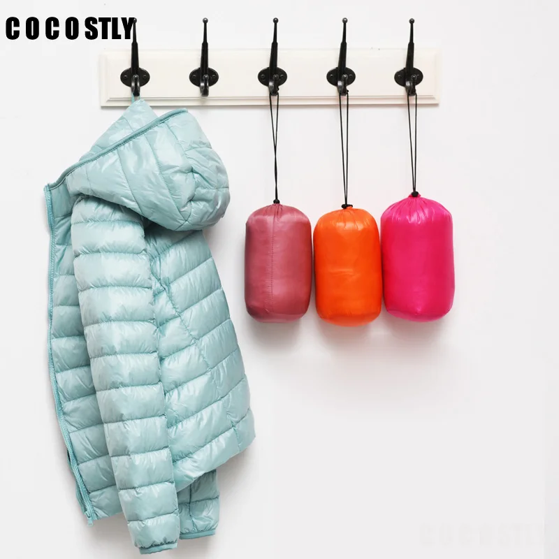 ¡Novedad de 2020! chaquetas de pato ultraligeras con capucha para mujer, abrigo de invierno de manga larga, chaqueta ajustada de talla grande 7XL para mujer, chaqueta femenina|Parkas| - AliExpress