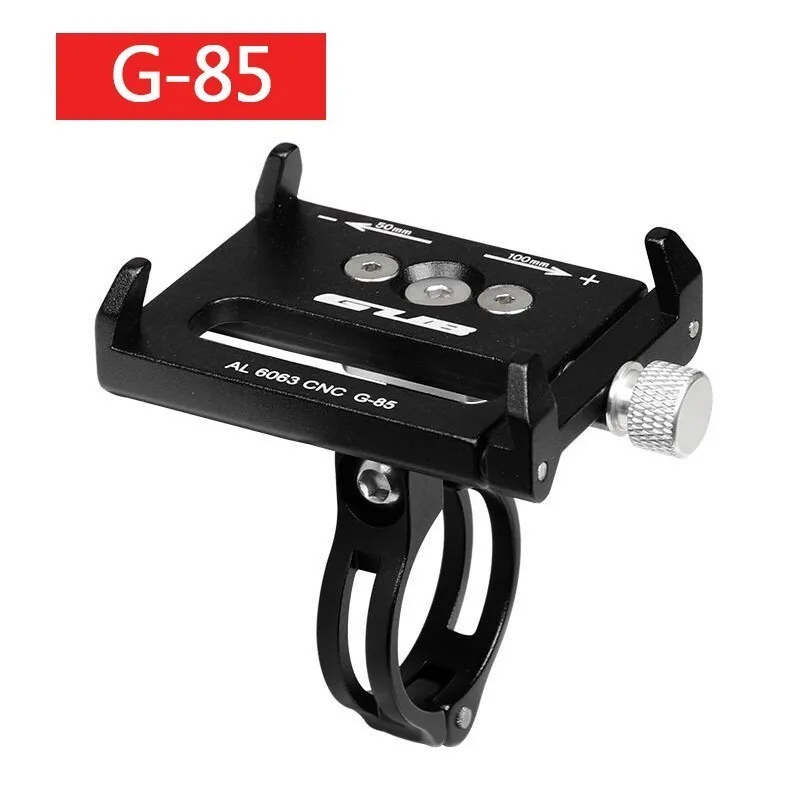 GUB G-81 G-85 G-88 G-99 PRO1 PRO2 Алюминий велосипедный держатель для телефона для 3,5-6,2 дюймовый смартфон Поддержка gps держатель для телефона на велосипед крепление - Цвет: G-85 Black
