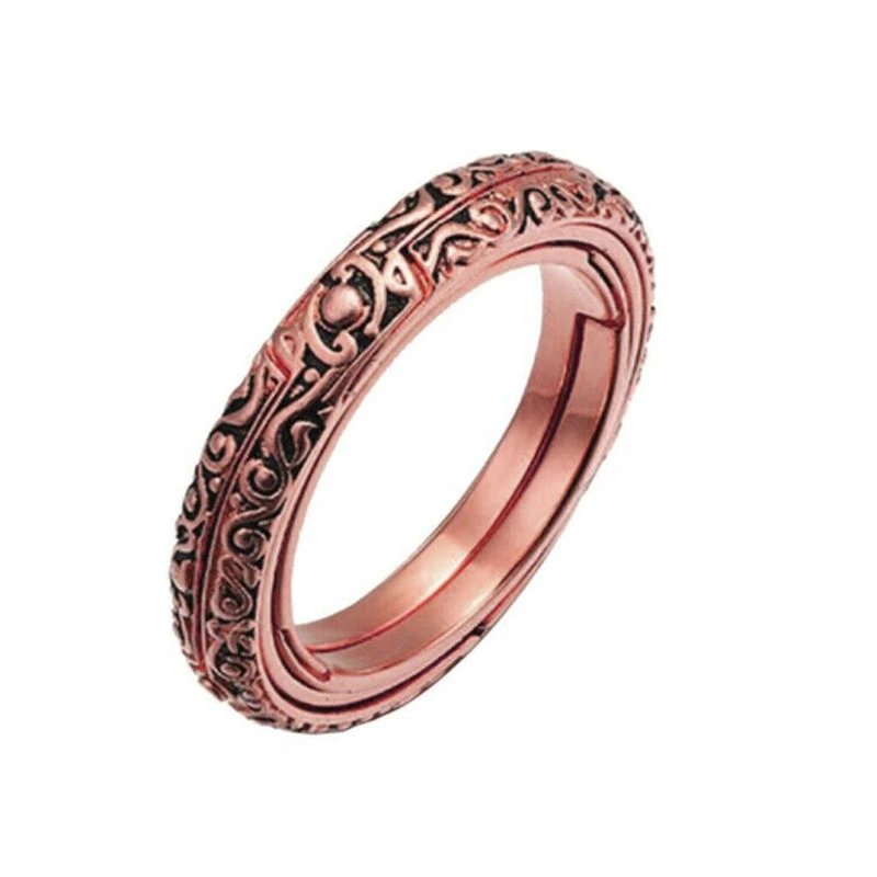 Romad Новое модное складное кольцо с астрономическим шаром, серебряное, золотое, розовое, золотое, сложное вращающееся кольцо на палец