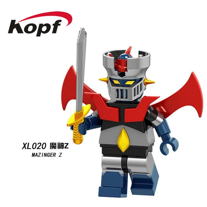 

XL020 Single Sale Building Blocks Robot God Mazinger Z As The Ancestor Infinity Mazinger Iron Man 28 Fx Bricks For Children Toys