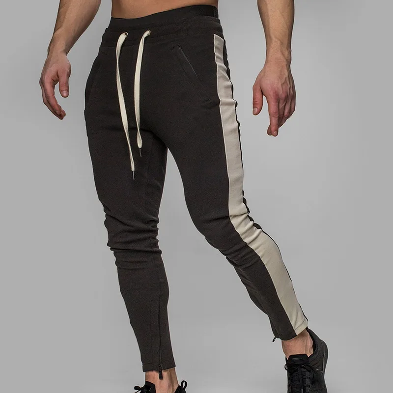 

MJARTORIA Mens Sports Side Stripe High Street Hip-hop Long Trousers 2019 New Harem Pants Male Track Pants Casual Jogging Pants