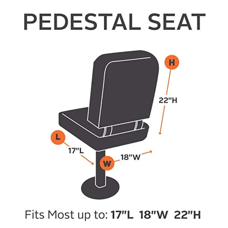 56x61x64 см чехол для сиденья лодки Пылезащитный Водонепроницаемый чехол для сиденья эластичное закрытие для отдыха на открытом воздухе, для яхты, корабля, подъемника, Вращающаяся крышка для стула