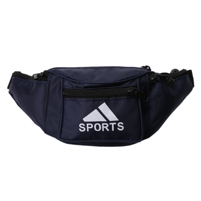 

Men Waist Bag Running Outdoor Sport Belt Wear Waterproof Solid Multi-function Coin Phone Charge Waist Banana Fanny Pack Bum Bag