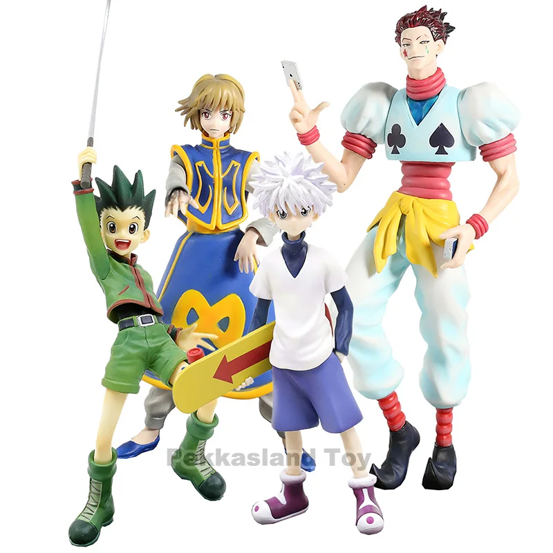 HunterXHunter Figrue Gon Freecss Killua Zoldyck Kurapika Hisoka фигурка ПВХ аниме коллекционная игрушка для мужчин подарок Детская модель