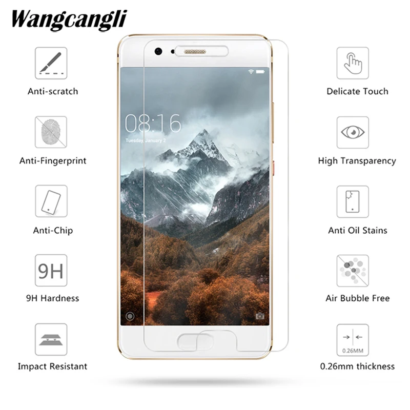 Для Huawei P10 Lite закаленное стекло Защита экрана для P20Lite p20 ультра тонкое полное
