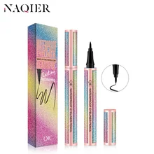 Naqier черная жидкая Водонепроницаемая подводка для глаз карандаш-подводка для глаз ручка высокого пигмента и длительное время макияжная подводка для глаз