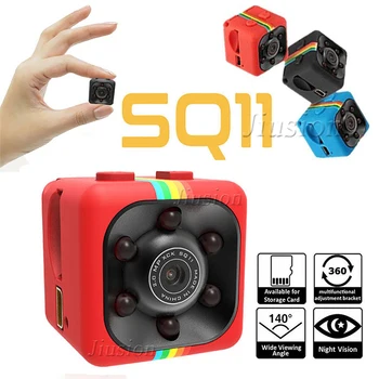 

New SQ11 Mini Camera Outdoor Sport Portable Bike Camcorder Espia Oculta Secret Micro Cam Gizli Kamera Support Hidden TF Card