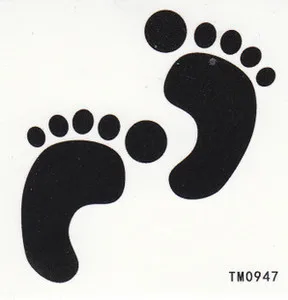 bt0049 footprints tattoo children u0027s toys fun temporary tattoo easy bt0049 footprints tattoo children u0027s toys fun temporary tattoo easy