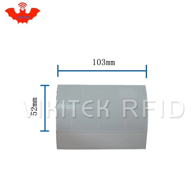 UHF RFID Анти-металлическая бирка omni-ID IQ600 IQ 600 915 МГц 868 МГц Impinj Monza4QT EPCC1G2 6C для печати Пассивная RFID синтетическая этикетка