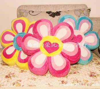 

Wholesale flower plush pillow cushion Christmas Gifts Sunflower toys free shipping
